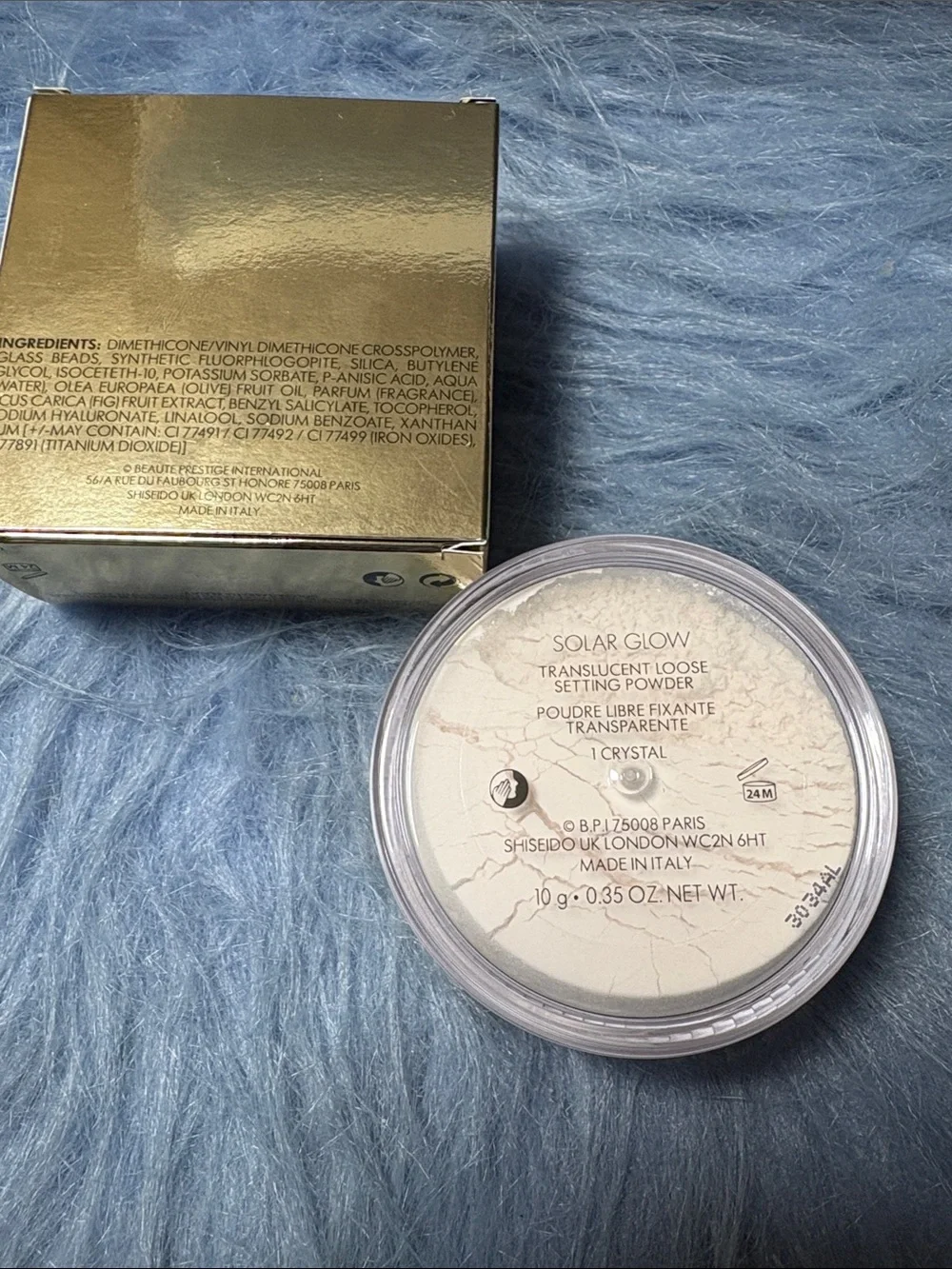 Dolce & Gabbana Solar Glow Translucent Loose Setting Powder in Crystal 1, New